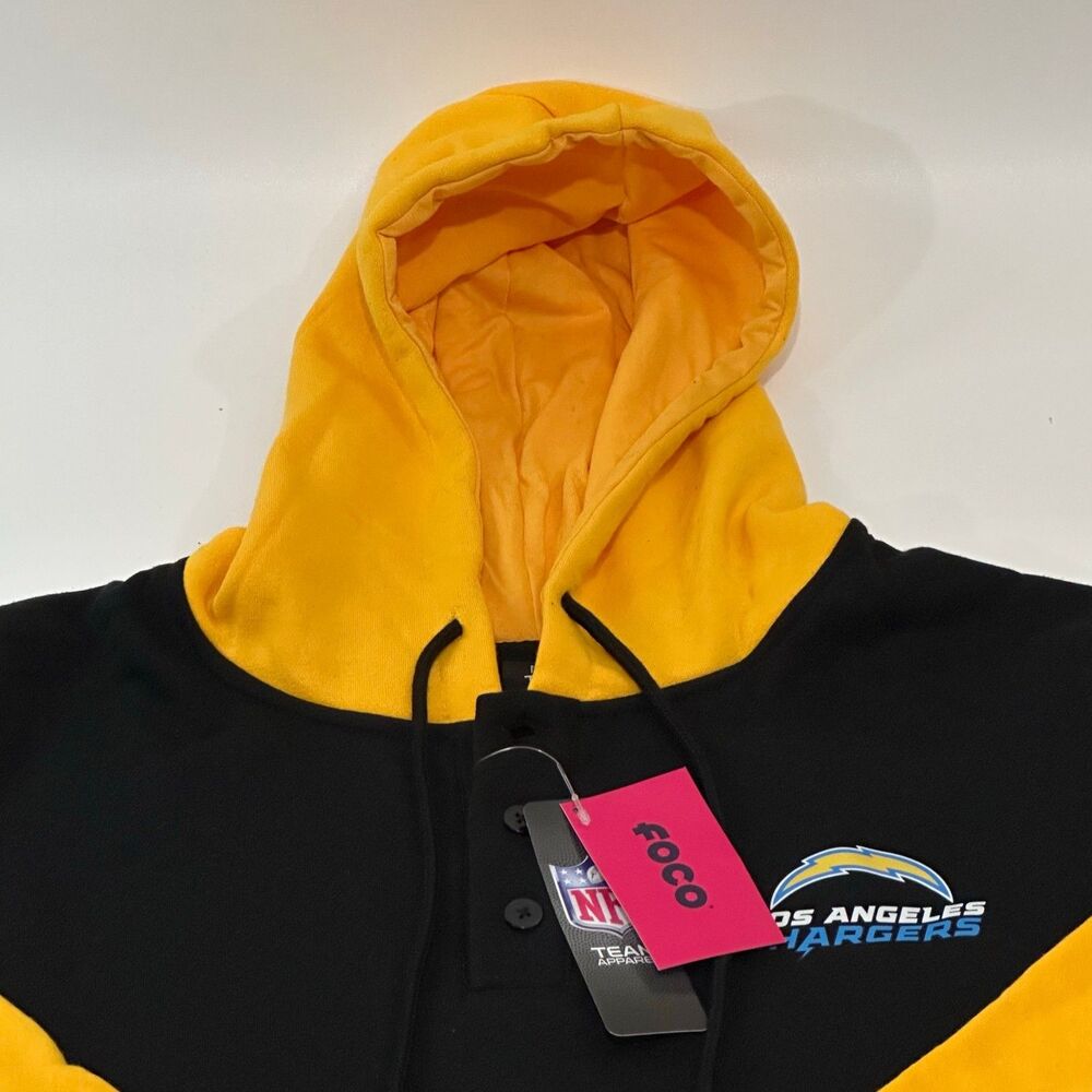 NFL Team Apparel Foco Los Angeles‎ Chargers Pullover Hoodie, Size 2XL